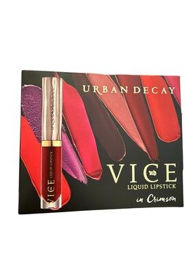 Urban Decay VICE Liquid Lipstick Crimson Mini Travel Size .02 fl oz Discontinued
